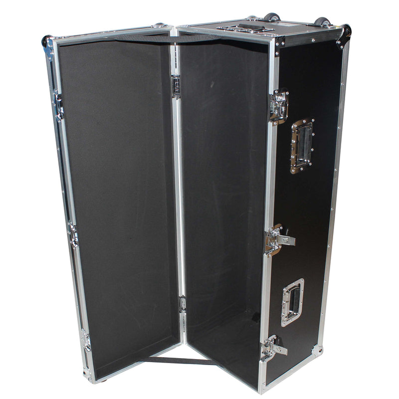 Prox XS-UTL7 48 "Étui de vol utilitaire W 4 roues à profil bas Ext 16" x16 "x48"