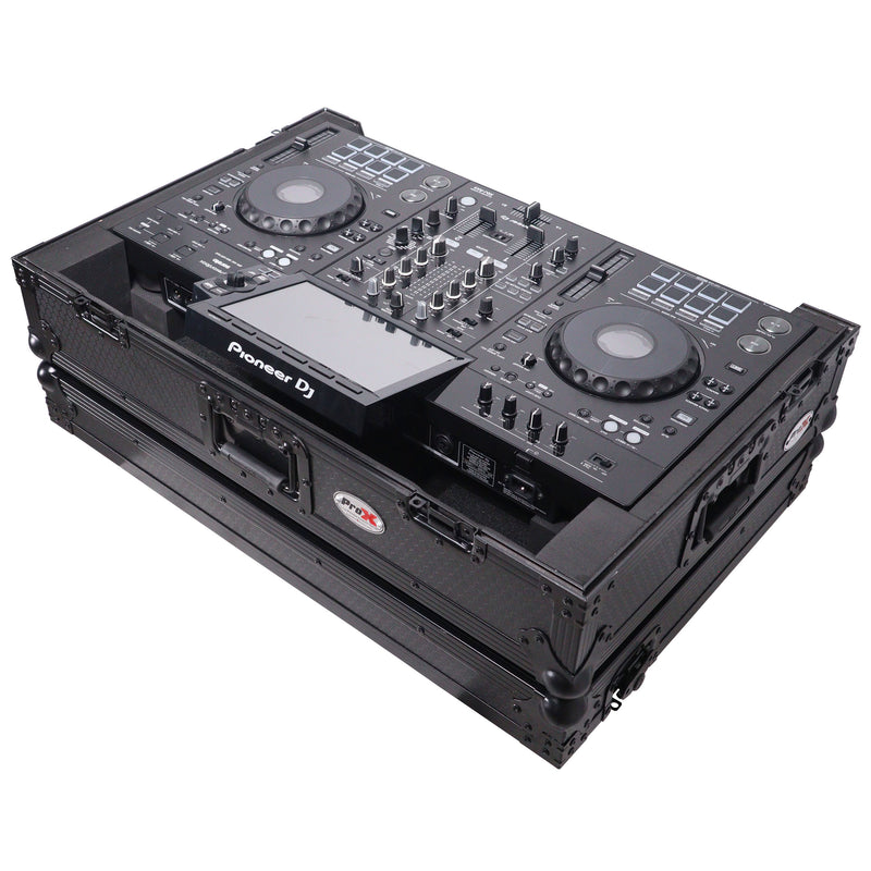 ProX XS-XDJRX3WBL ATA Flight Case ATA Flight Case For Pioneer XDJ-RX3 DJ Controller w/1U Rack Space and Wheels (Black)