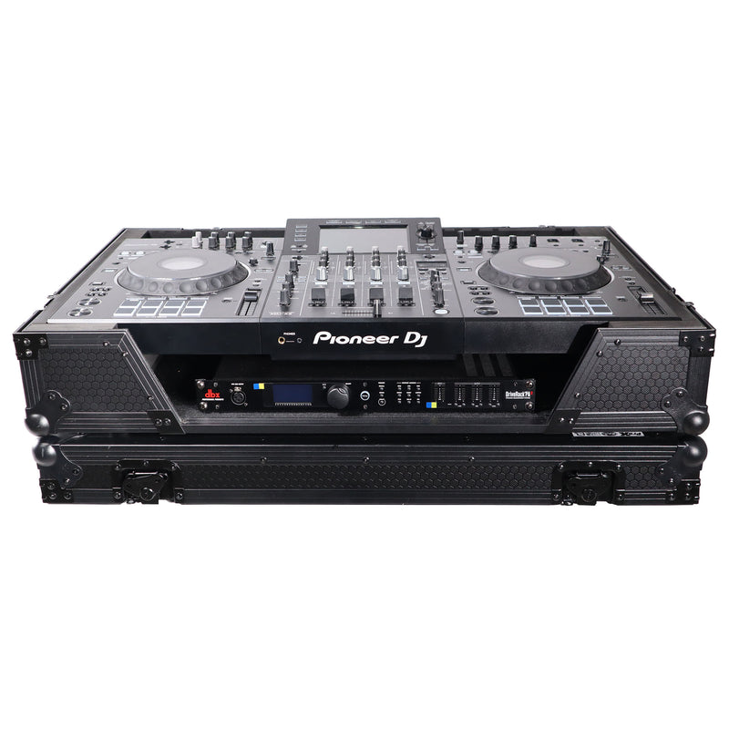 ProX XS-XDJXZWBL Flight Case for Pioneer XDJ-XZ Standalone DJ System w/ Wheels - Black on Black
