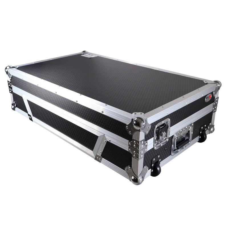 ProX XS-XDJXZ WLT pour étui Pioneer XDJ-XZ DDJ-SZ2 avec étagère et roulettes coulissantes pour ordinateur portable