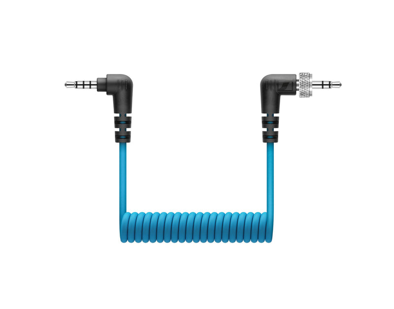 Sennheiser XSW-D MOBILE CABLE Locking 3.5mm TRS to TRRS Coiled Cable