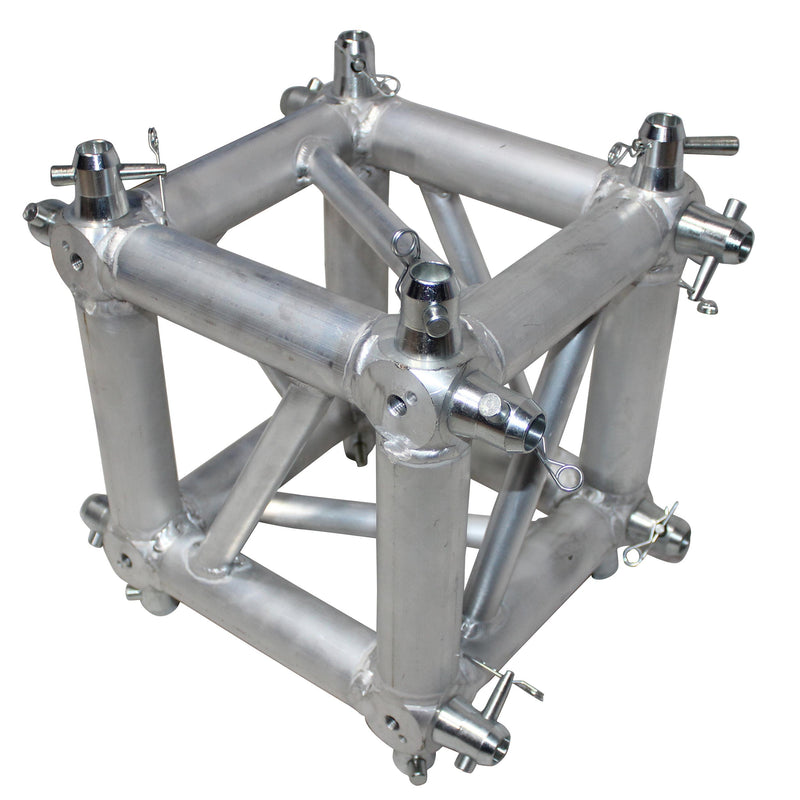 ProX XT-JB6W-4W 6 Way Square Truss Junction Block - Includes 4 Way 16 Half Conical Couplers
