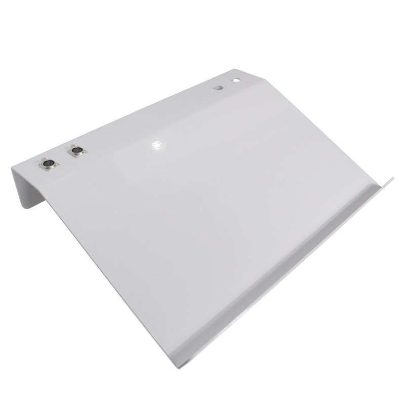 ProX XT-LECTERN24 WH Pupitre en treillis 24" en aluminium pour F34 avec 4 connecteurs perforés pour la série D (finition blanche)