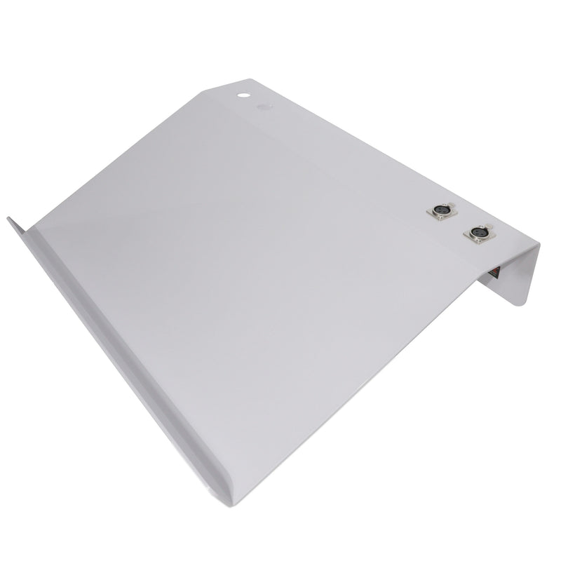 ProX XT-LECTERN24 WH Pupitre en treillis 24" en aluminium pour F34 avec 4 connecteurs perforés pour la série D (finition blanche)