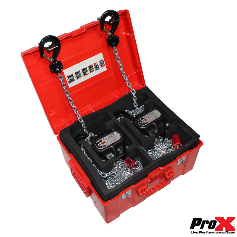 ProX XT-MCH1TX2-30FT Set of 2: 1 Ton Manual Chain Hoist W/30 Ft (9 M) Chain