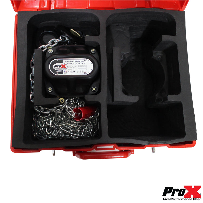 ProX XT-MCH1TX2-30FT Set of 2: 1 Ton Manual Chain Hoist W/30 Ft (9 M) Chain