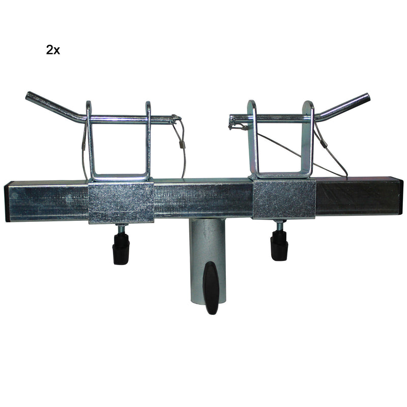 ProX XT-TADAPTER-U 2 x Triangle/Square Truss Adapter Bracket Tripod Crank Light Stand Support Bar