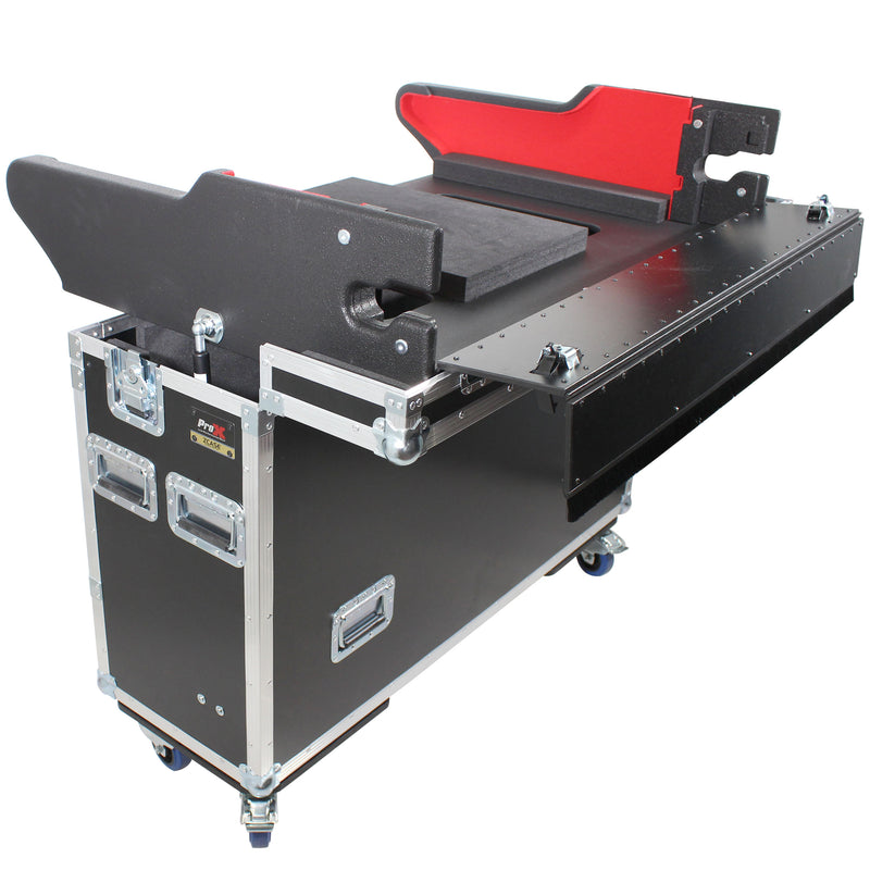 ProX ZCase XZ-FY-CL5 Flip-Ready Easy Retracting Case for Yamaha CL5 Console - Red One Music