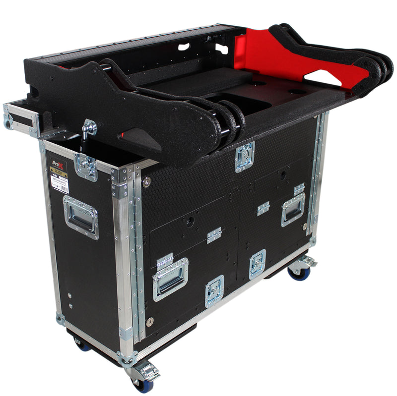 Prox XZF-Ahavantis pour Allen et Heath Avantis Console hydraulique à la remise en plissée Easy Retracting Retracting Case par ZCase