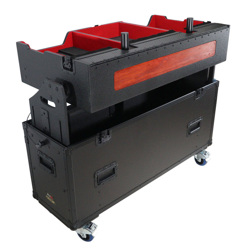 ProX XZF-CDM3K-BLK Flip-Ready Easy Retracting Hydraulic Lift Case