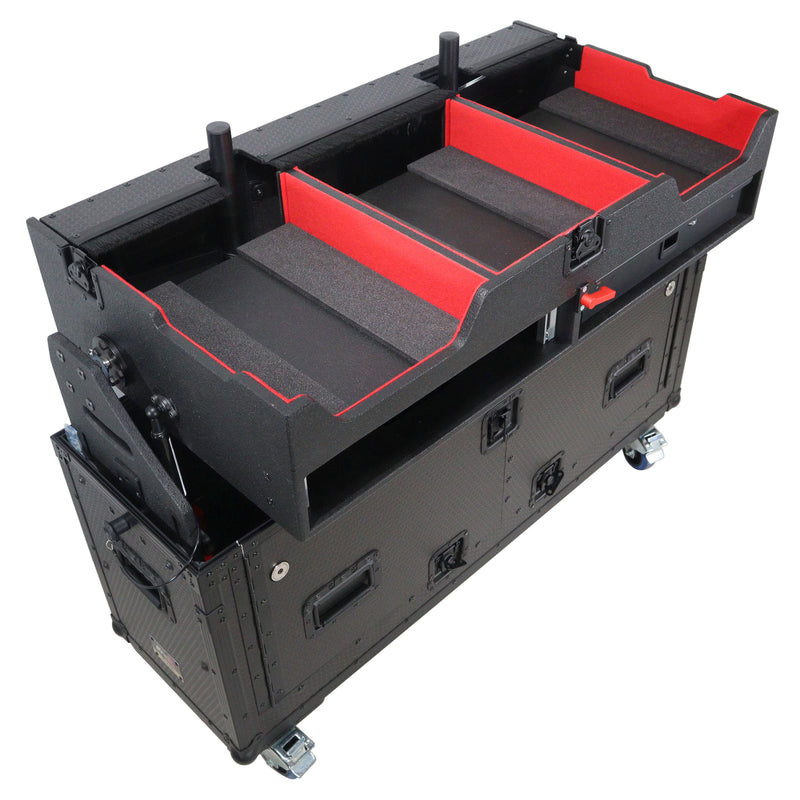 ProX XZF-CDM3K-BLK Flip-Ready Easy Retracting Hydraulic Lift Case