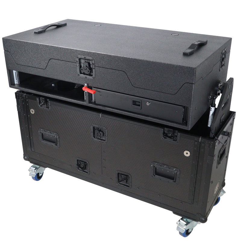 ProX XZF-CDM3K-BLK Flip-Ready Easy Retracting Hydraulic Lift Case