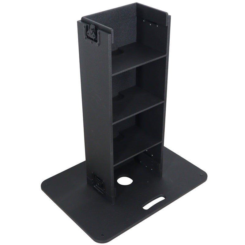ProX XZF-DJCTBL Control Tower DJ Podium for Pioneer DDJ-REV7 XDJ-XZ DDJ-1000 RANE One (Black Finish)