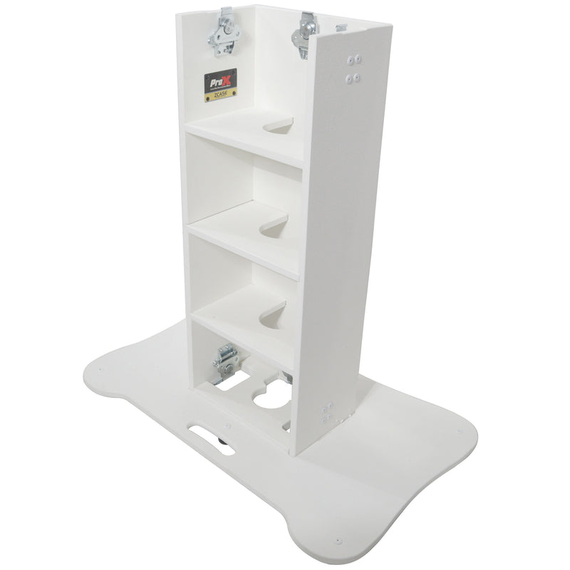 ProX XZF-DJCTW Control Tower DJ Podium for Pioneer DDJ-REV7 XDJ-XZ DDJ-1000 RANE One (White Finish)