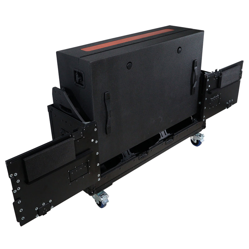 ProX XZF-DNSC6000 Flip-Ready Easy Retracting Hydraulic Lift Case for Denon DJ SC 6000 PRIME and X1850 PRIME