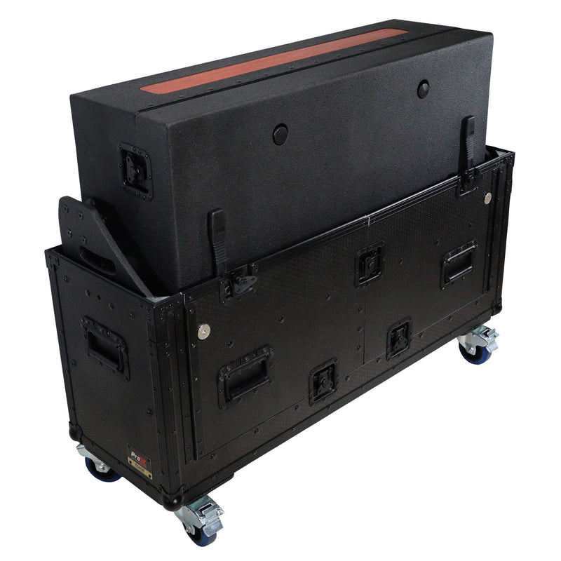 ProX XZF-DNSC6000 Flip-Ready Easy Retracting Hydraulic Lift Case for Denon DJ SC 6000 PRIME and X1850 PRIME