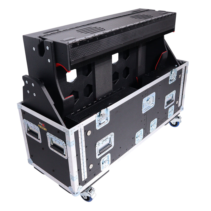 ProX XZF-MID-PRO2 For MIDAS PRO2 Flip-Ready Hydraulic Console Easy Retracting Lifting 1U Rack Space Case by ZCASE