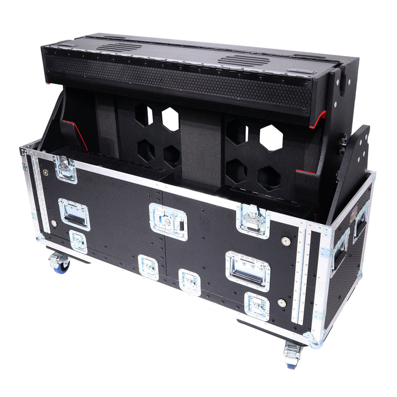 ProX XZF-MID-PRO2 For MIDAS PRO2 Flip-Ready Hydraulic Console Easy Retracting Lifting 1U Rack Space Case by ZCASE