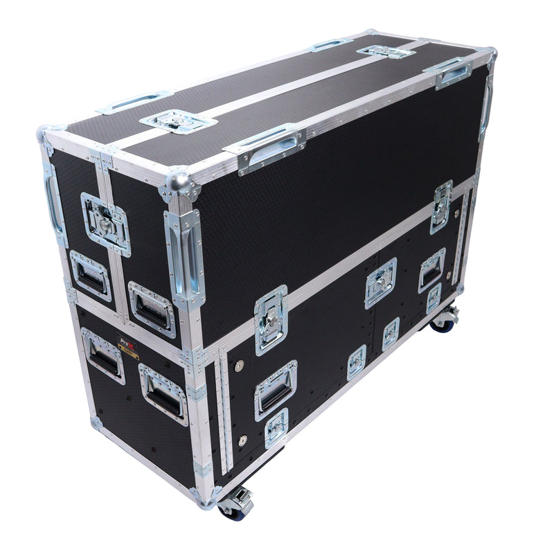 ProX XZF-MID-PRO2 For MIDAS PRO2 Flip-Ready Hydraulic Console Easy Retracting Lifting 1U Rack Space Case by ZCASE
