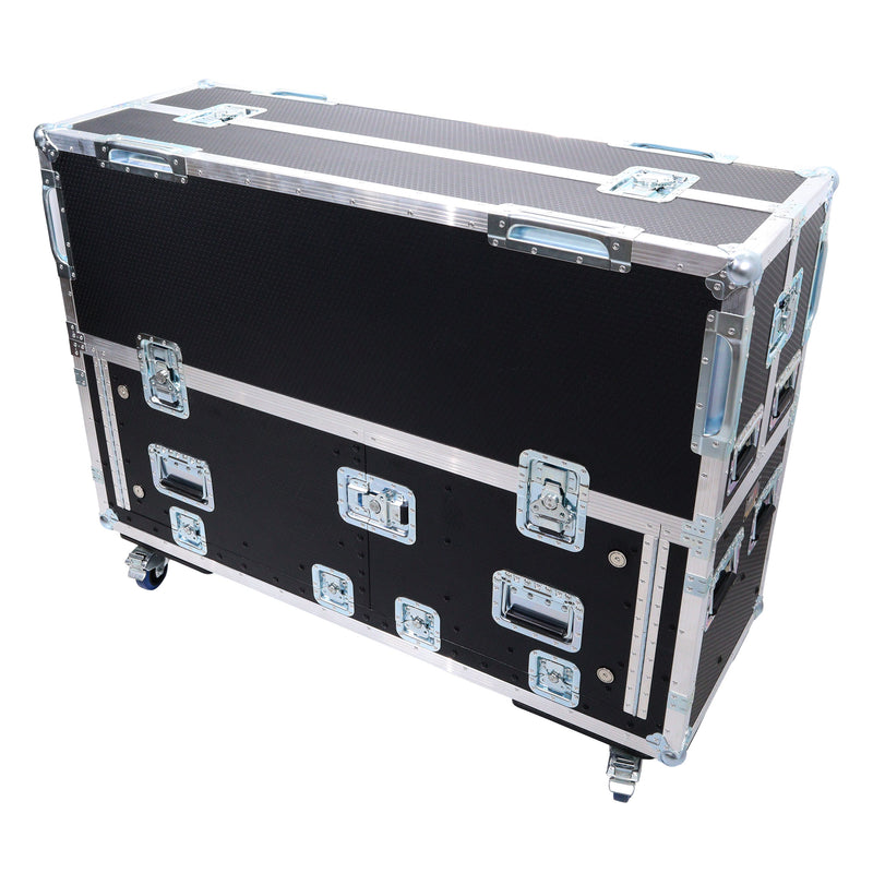ProX XZF-MID-PRO2 For MIDAS PRO2 Flip-Ready Hydraulic Console Easy Retracting Lifting 1U Rack Space Case by ZCASE