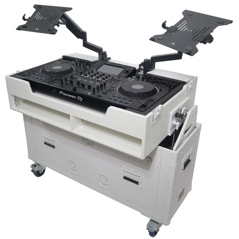 ProX XZF-UCXX Flip-Ready Easy Retracting Hydraulic Lift Case (White)