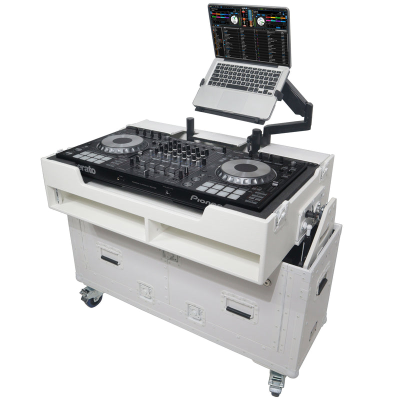 ProX XZF-UCXX Flip-Ready Easy Retracting Hydraulic Lift Case (White)