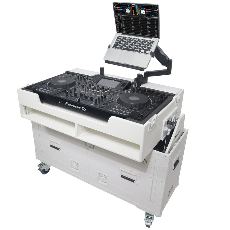 ProX XZF-UCXX Flip-Ready Easy Retracting Hydraulic Lift Case (White)