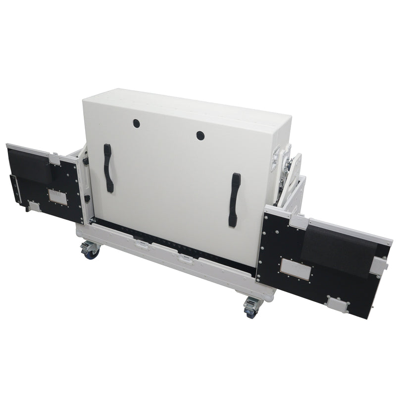 ProX XZF-UCXX Flip-Ready Easy Retracting Hydraulic Lift Case (White)