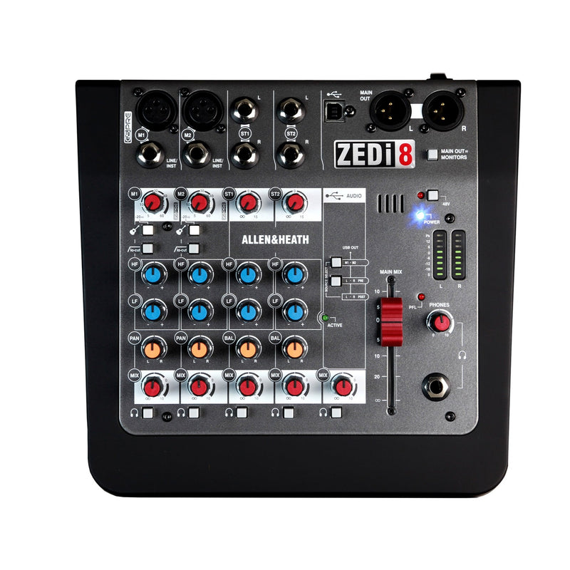 Allen &amp; Heath ZEDi8 Mixeur Hybride Compact/Interface USB 