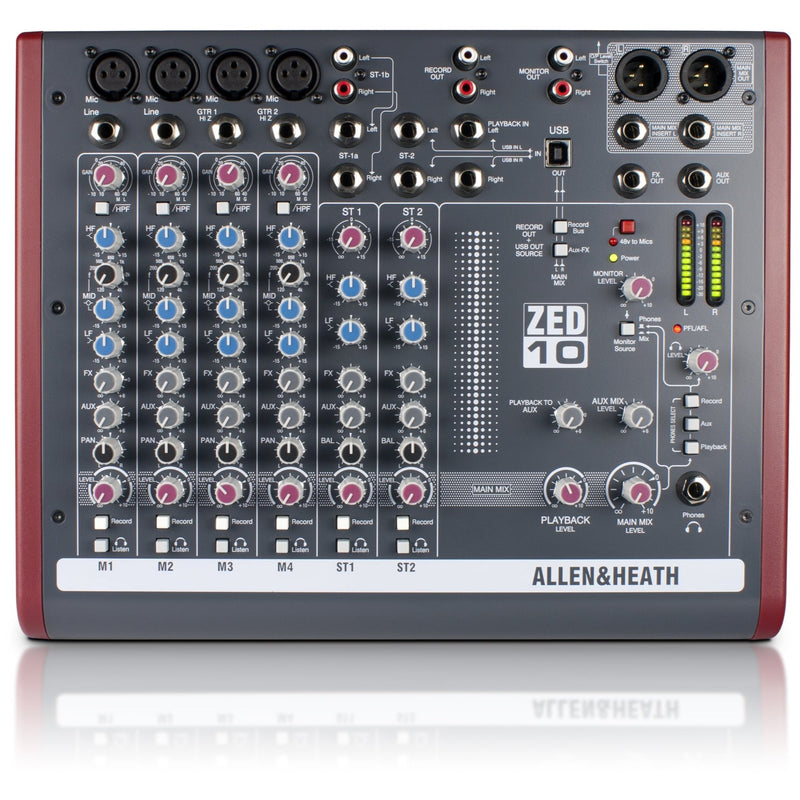 Mélangeur miniature polyvalent Allen &amp; Heath ZED-10 