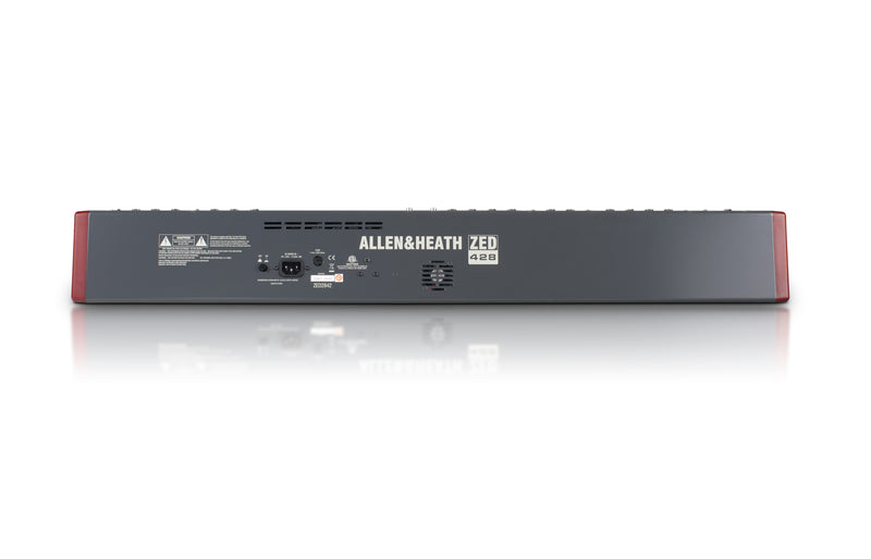 Allen &amp; Heath ZED-428 Mélangeur d'enregistrement à 28 entrées et 4 bus avec connexion USB 