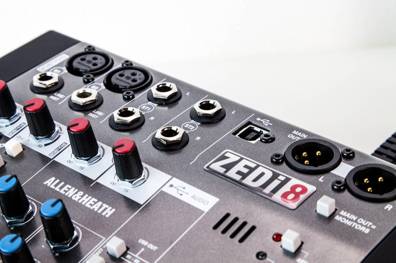 Allen &amp; Heath ZEDi8 Mixeur Hybride Compact/Interface USB 