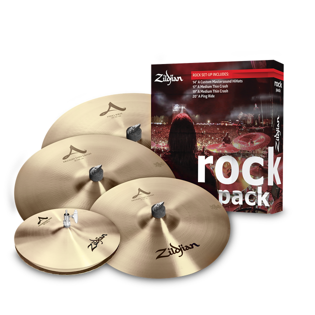 Zildjian A0801R A Zildjian Rock Cymbal Pack