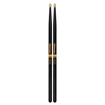 Baguettes de batterie Pro-Mark R5BAG Rebound 5B ActiveGrip avec pointe en gland
