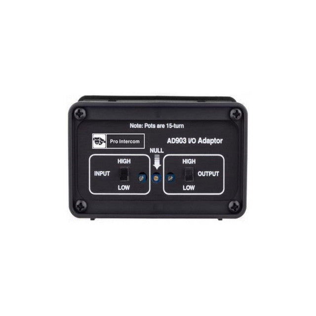 Pro Intercom AD903 Adaptateur 2 à 4 fils Isolation de transformateur actif Entrée et sortie audio