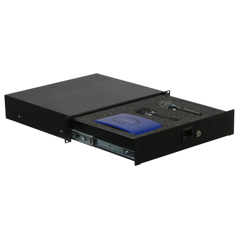 Odyssey ADFRD02 - 2U Rack Mountable Drawer with Interior Diced Foam