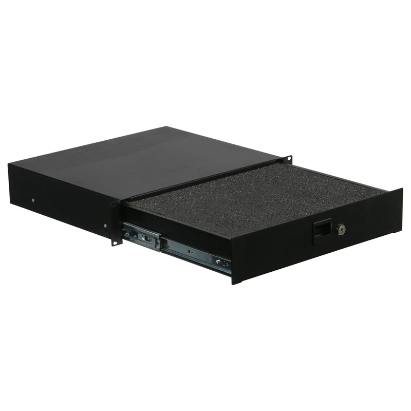 Odyssey ADFRD02 - 2U Rack Mountable Drawer with Interior Diced Foam