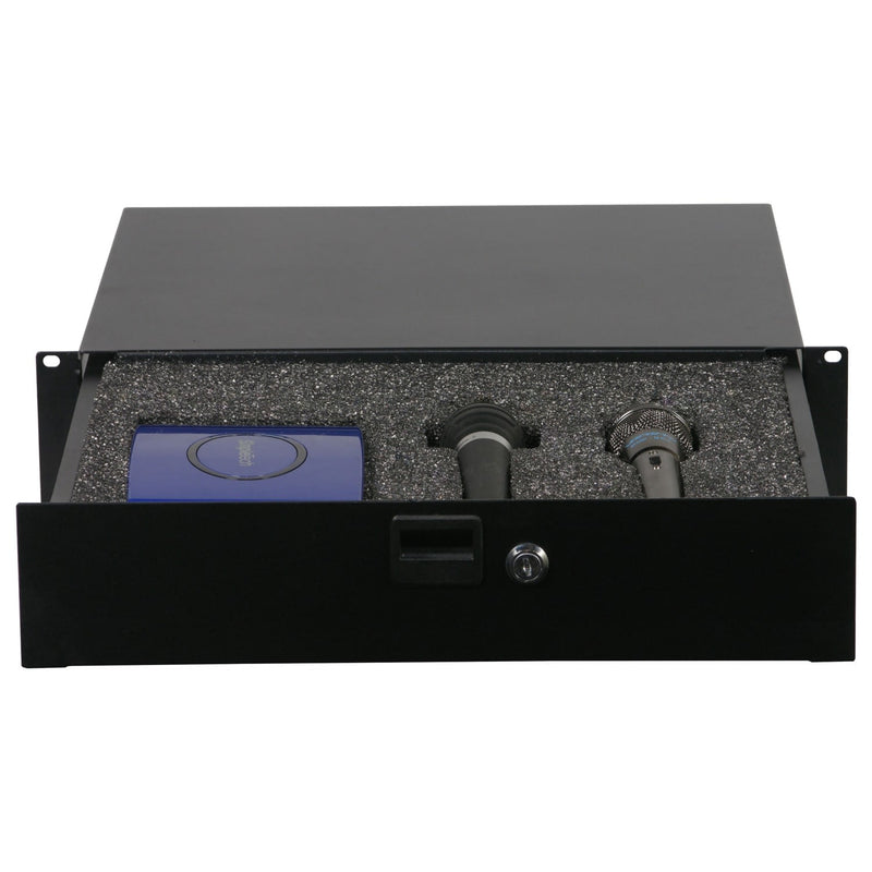 Odyssey ADFRD02 - 2U Rack Mountable Drawer with Interior Diced Foam
