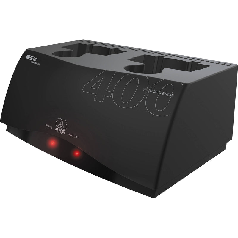AKG CU400 Unité de charge à 2 emplacements pour émetteurs WMS450 et WMS470 