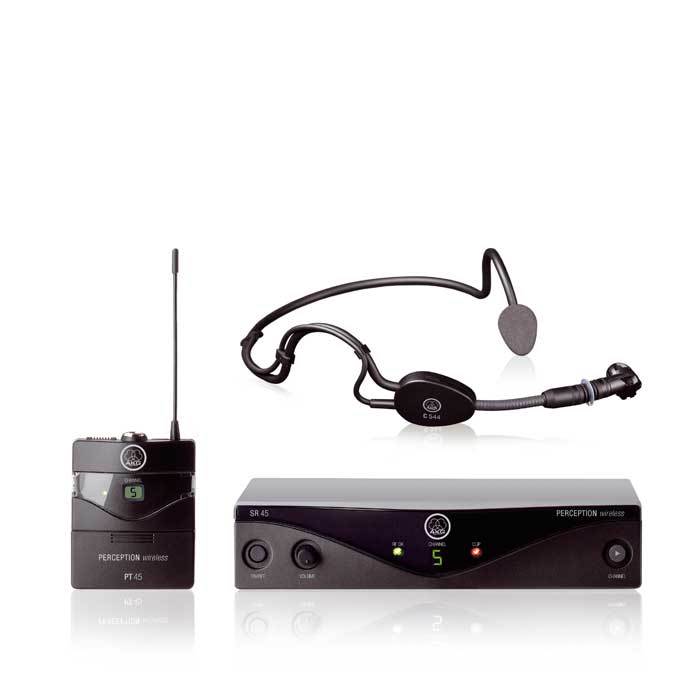 AKG WMS 45 Sports Set Vocal Microphone System - Red One Music