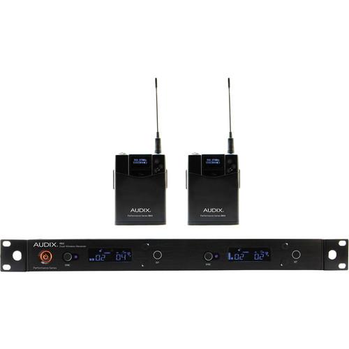 Audix Ap62 Bp Dual-Channel Receiver With Two Bodypack Transmitters - Red One Music
