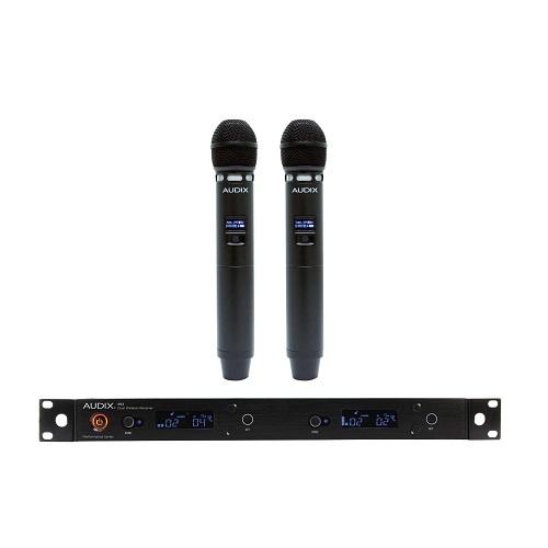 Audix Ap62 Vx5 R62 Receiver With Two H60Vx5 Handheld Transmitters - Red One Music