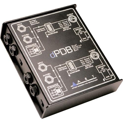 Art Dpdb  Dual Channel Passive Direct Injection Box - Red One Music