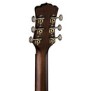 Luna ART VINTAGE Acoustic/Electric Guitar (Distressed Vintage Brownburst)