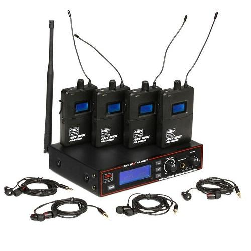 Galaxy Audio AS-1400-4 4 Band Pack System - Red One Music