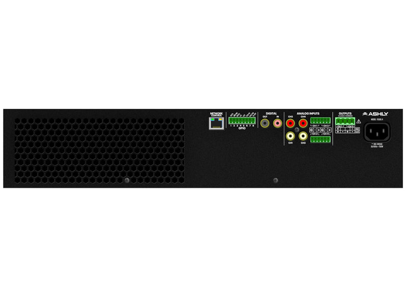 Ashly FX-500.4 2U DSP Amplifier 4 x 500W/400W @ 4/8 Ohms, 2 x 1000W @ 70V