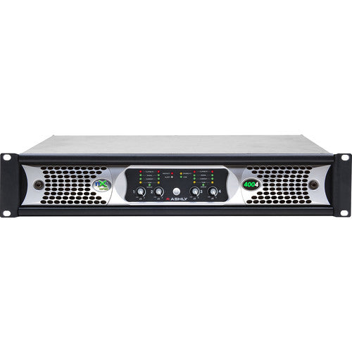 Ashly NXE4004BD Nxe Series Nxe4004 4-Channel 400W Power Amplifier w/ OPDAC4 & OPDante Cards