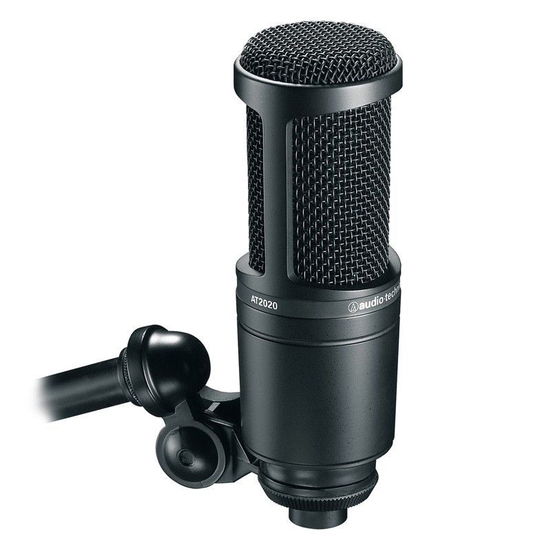 Audio Technica At2020 Cardioid Condenser Studio Microphone - Red One Music
