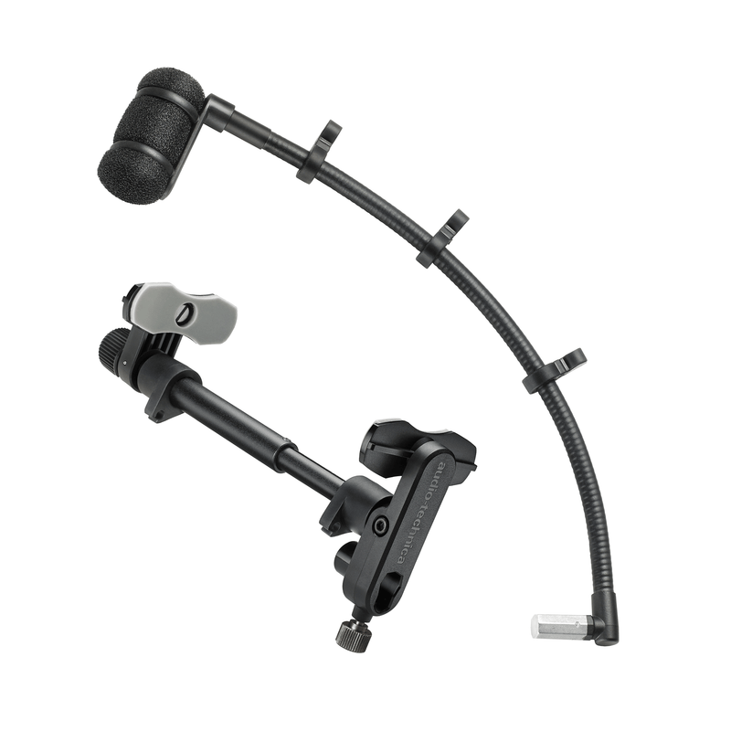 Audio-Technica AT8492GL Système de montage pour guitare - Noir, col de cygne 9"