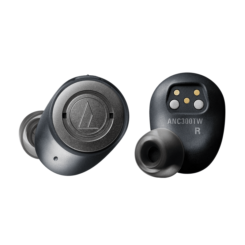 Audio-Technica ATH-ANC300TW QuietPoint Wireless Active Noise-Cancelling In-Ear Headphones